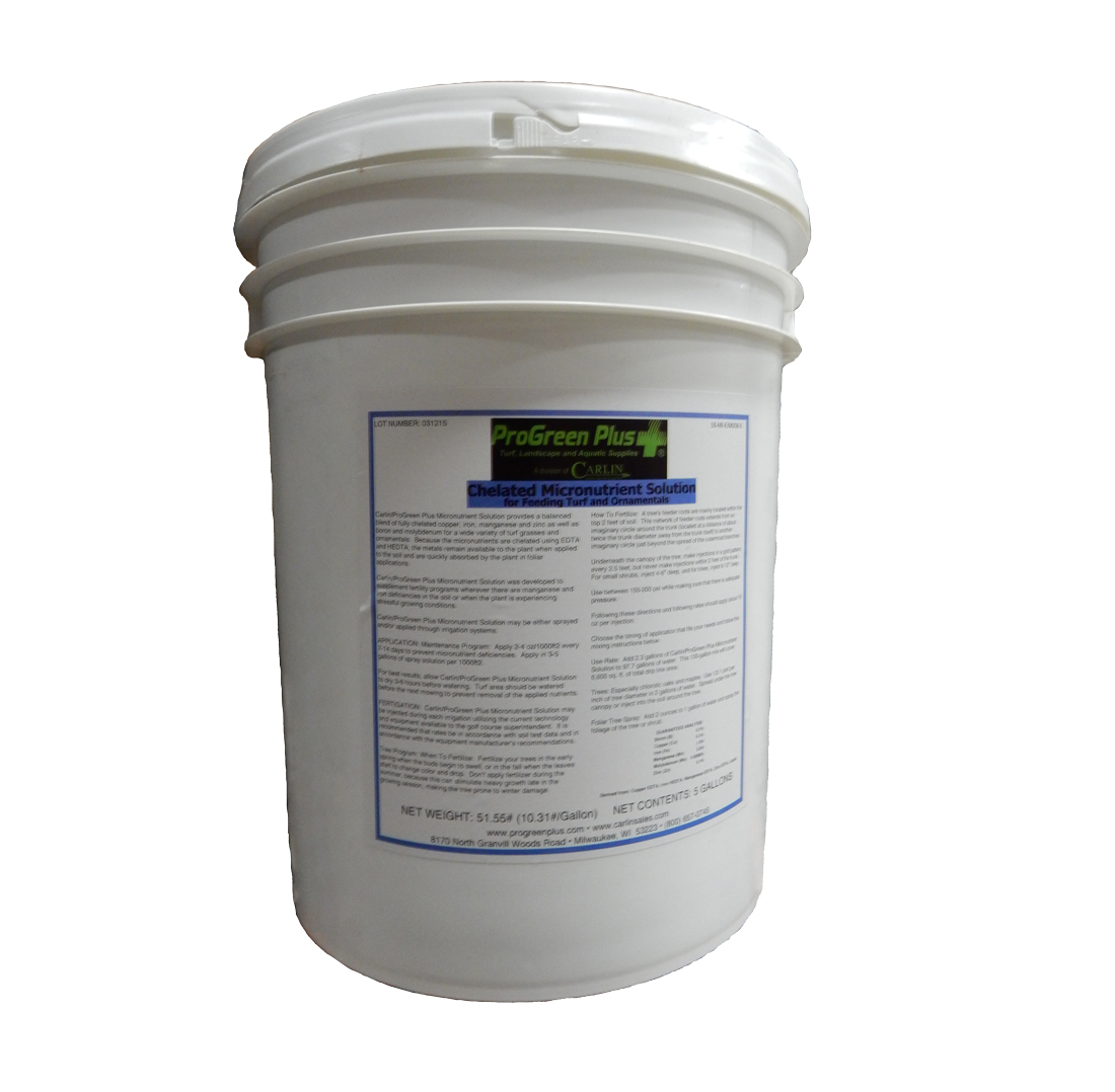 ProGreen Plus Chelated Micro Nutrient Mix 5 Gallon Pail PGP - Fertilizers